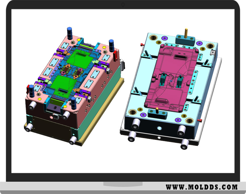 單色模具全3D設(shè)計(jì)案例002